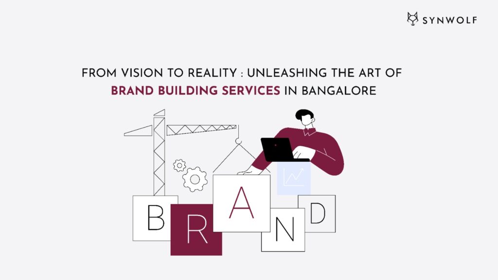 Illustration showing a visual journey of brand building from concept to execution by professional brand building services in Bangalore